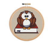 Smart Owl With The Book