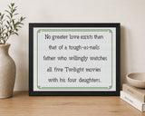 Custom Framed Cross Stitch, Personalized Text, Handmade Embroidery Wall Art