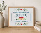 Custom Framed Cross Stitch, Personalized Text, Handmade Embroidery Wall Art