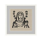 Holy Virgin Mary Cross Stitch Pattern