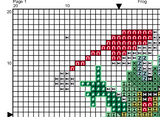 Christmas Frog Cross Stitch Pattern. Funny Frog PDF Pattern.