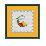 Easter Napkin Cross Stitch Pattern