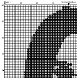 Whoopi Goldberg Cross Stitch Pattern. PDF Pattern.