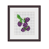Blackberry Cross Stitch Pattern
