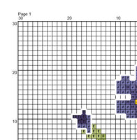 Primula Cross Stitch Pattern.