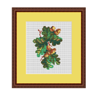 The Oak Branch Cross Stitch Pattern.