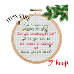 Christmas Sayings Cross Stitch Kit