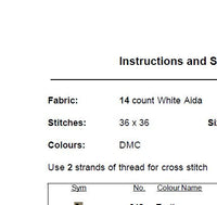 Capricorn Zodiac Sign Cross Stitch Pattern.
