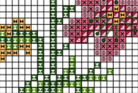 Cherry Blossom Cross Stitch Pattern.