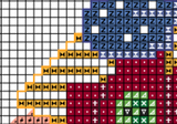 Clown Cross Stitch Pattern. Funny Cross Stitch PDF Pattern.