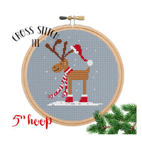 Christmas Reindeer Cross Stitch Kit