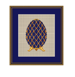 Faberge Egg Cross Stitch Pattern. Easter Egg PDF Pattern.