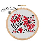 Flowers Ornament Cross Stitch Kit