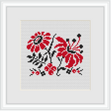 Flowers Ornament Cross Stitch Kit