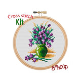 Flowers In The Vase Cross Stitch Kit