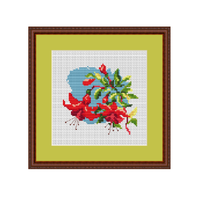 Fuchsia Cross Stitch Pattern