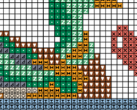 Geese On The Lake Cross Stitch Pattern.