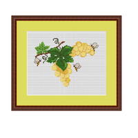 Grapes Cross Stitch Pattern