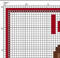Happy Ice Cream Cross Stitch Pattern.