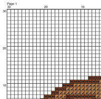 Happy Mushroom Cross Stitch Pattern.