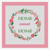 Home Sweet Home Cross Stitch Pattern