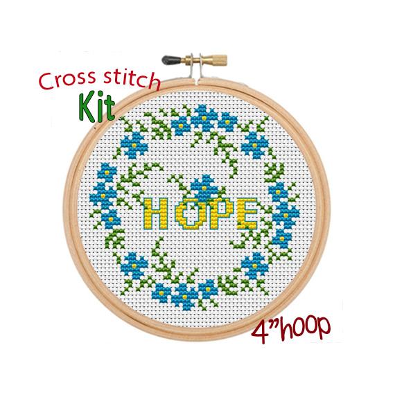 Hope Cross Stitch Kit
