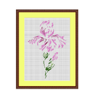 Iris Flower Cross Stitch Pattern