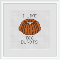 I Like Big Bundts Cross Stitch Kit