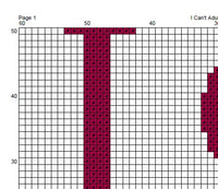 I Can"t Adult Today Cross Stitch Pattern. PDF Pattern.