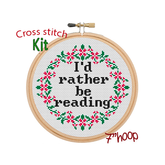 Do Not Read - Cross Stitch Kit