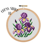 Iris Cross Stitch Kit