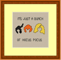 It's Just A Bunch Of Hocus Pocus Cross Stitch Kit