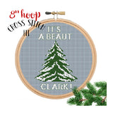 Christmas Vacation Cross Stitch Kit.