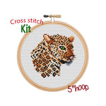 Leopard Cross Stitch Kit