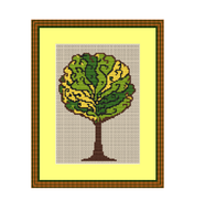 Magic Tree Cross Stitch Pattern. Instant Download.