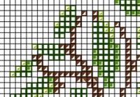 Tree Cross Stitch Pattern. Instant Download.