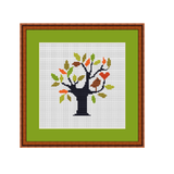 Life Tree Instant Download Chart. Tree Cross Stitch Pattern.