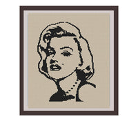 Marilyn Monroe Cross Stitch Pattern