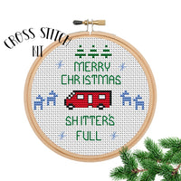 Merry Chistmas Shitter's Full Cross Stitch Kit