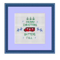 Merry Chistmas Shitter's Full Cross Stitch Kit