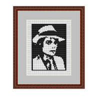 Michael Jackson Cross Stitch Pattern