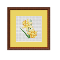 Narcissus Cross Stitch Pattern
