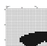 Om Yoga Cross Stitch Pattern.