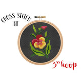 Pansy Flower Cross Stitch Kit