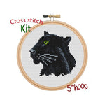 Panther Cross Stitch Kit