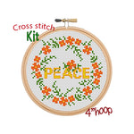 Peace Cross Stitch Kit