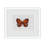 Butterfly Peacock Cross Stitch Pattern.