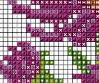 Instant Download Chart. Asters Cross Stitch Pattern.
