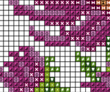 Instant Download Chart. Asters Cross Stitch Pattern.