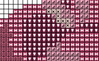 Instant Download Cross Stitch Chart. Rose Cross Stitch Pattern.